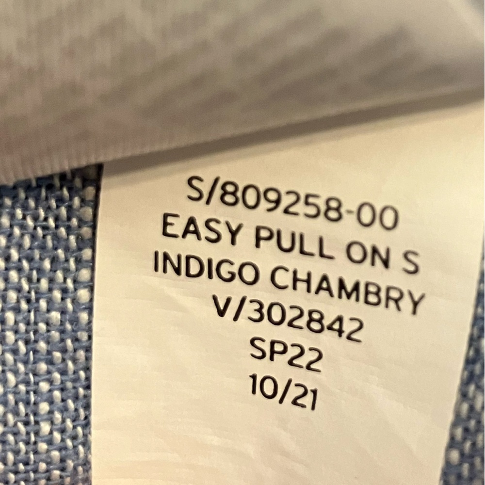 Gap Easy Pull On Shorts Indigo Blue Chambry Women’s Sz XL - Picture 9 of 9